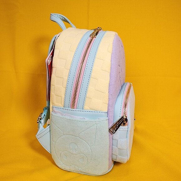 Loungefly SDCC LE Hello Kitty & Friends Color Block Terry Cloth Mini Backpack - Picture 4 of 12